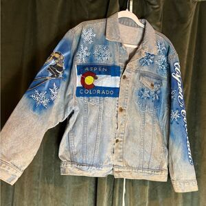 Amazing Tony Alamo Denim Aspen Colorado Jacket